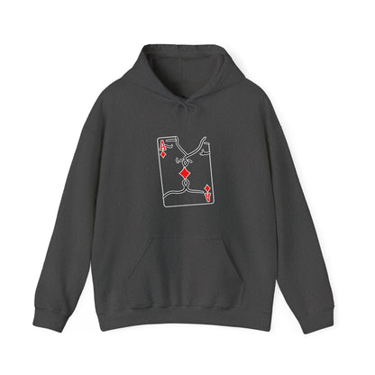 Ace of Diamonds Minimalist Hoodie