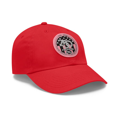 Freedom 250 Leather Patch Dad Hat