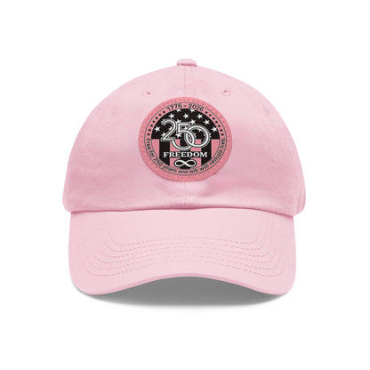 Freedom 250 Leather Patch Dad Hat