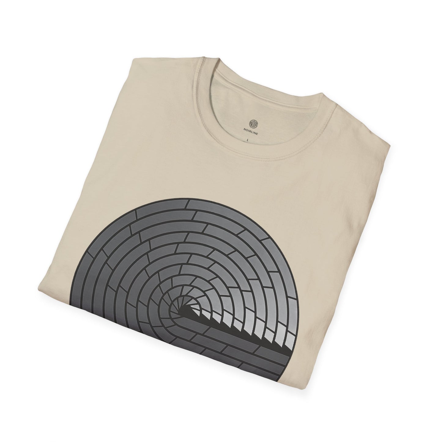 Minimal Circular Brick T-Shirt