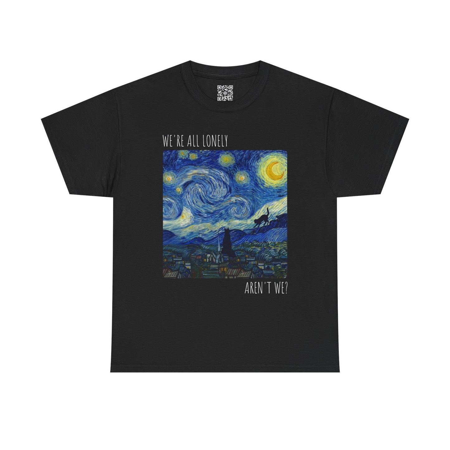 'We Are All Lonely' Vintage Van Gogh Style T-Shirt