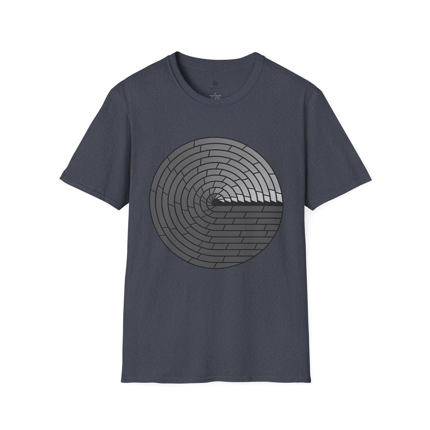 Minimal Circular Brick T-Shirt