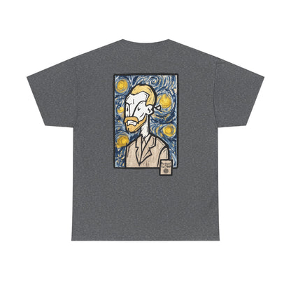 Van Gogh Starry Night Portrait T-Shirt