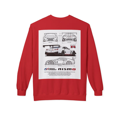 NISMO GT-R Illustration Crewneck Sweatshirt — "I don't chase trophies, I chase the feeling"