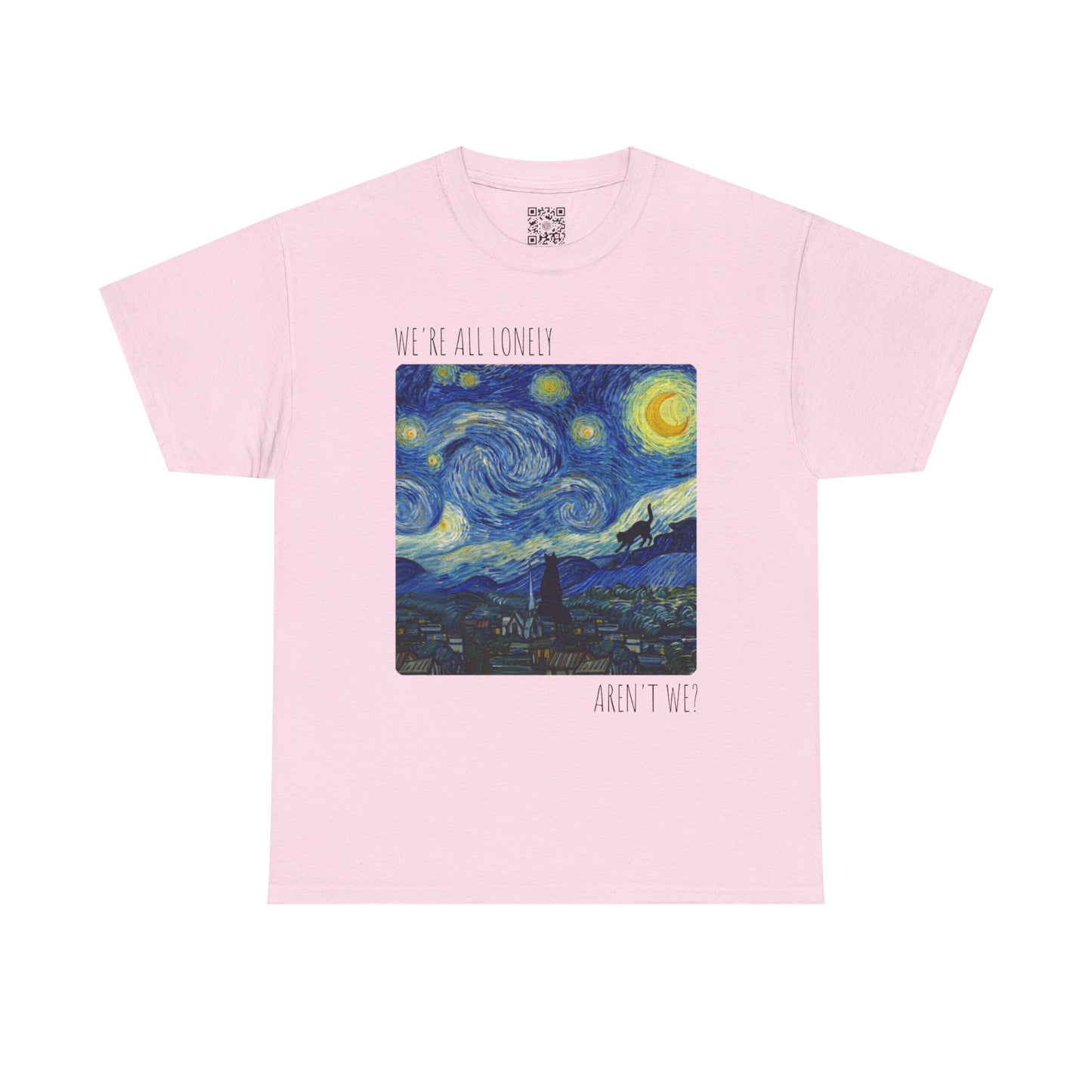 'We Are All Lonely' Vintage Van Gogh Style T-Shirt