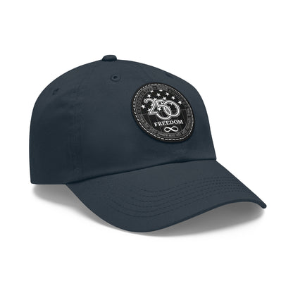 Freedom 250 Leather Patch Dad Hat