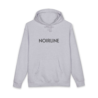 Noirline Hoodie — White Graphic Hoodie with 'NOIRLINE' Front Text