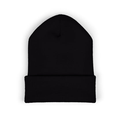 Daisy Embroidered Cuffed Beanie