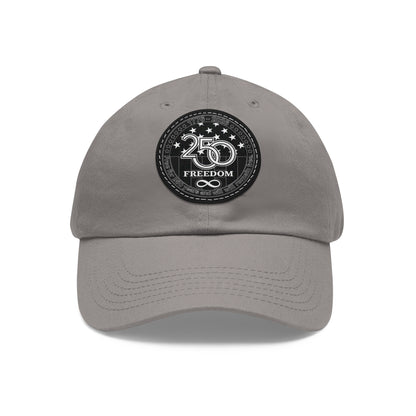 Freedom 250 Leather Patch Dad Hat