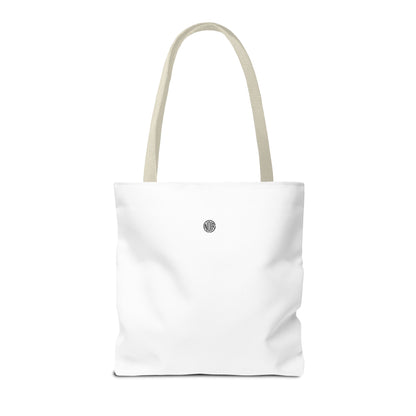 Cat Count Tote — minimalist "un, deux, trois" kitten illustration tote bag