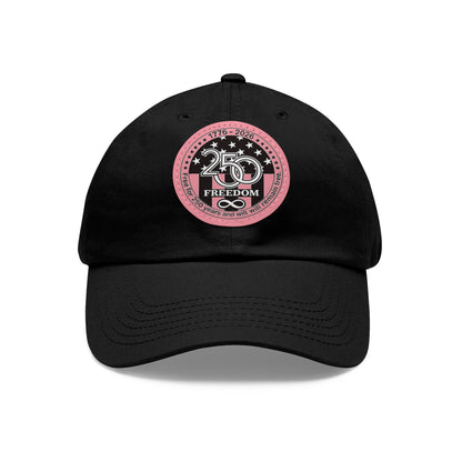 Freedom 250 Leather Patch Dad Hat