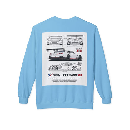 NISMO GT-R Illustration Crewneck Sweatshirt — "I don't chase trophies, I chase the feeling"