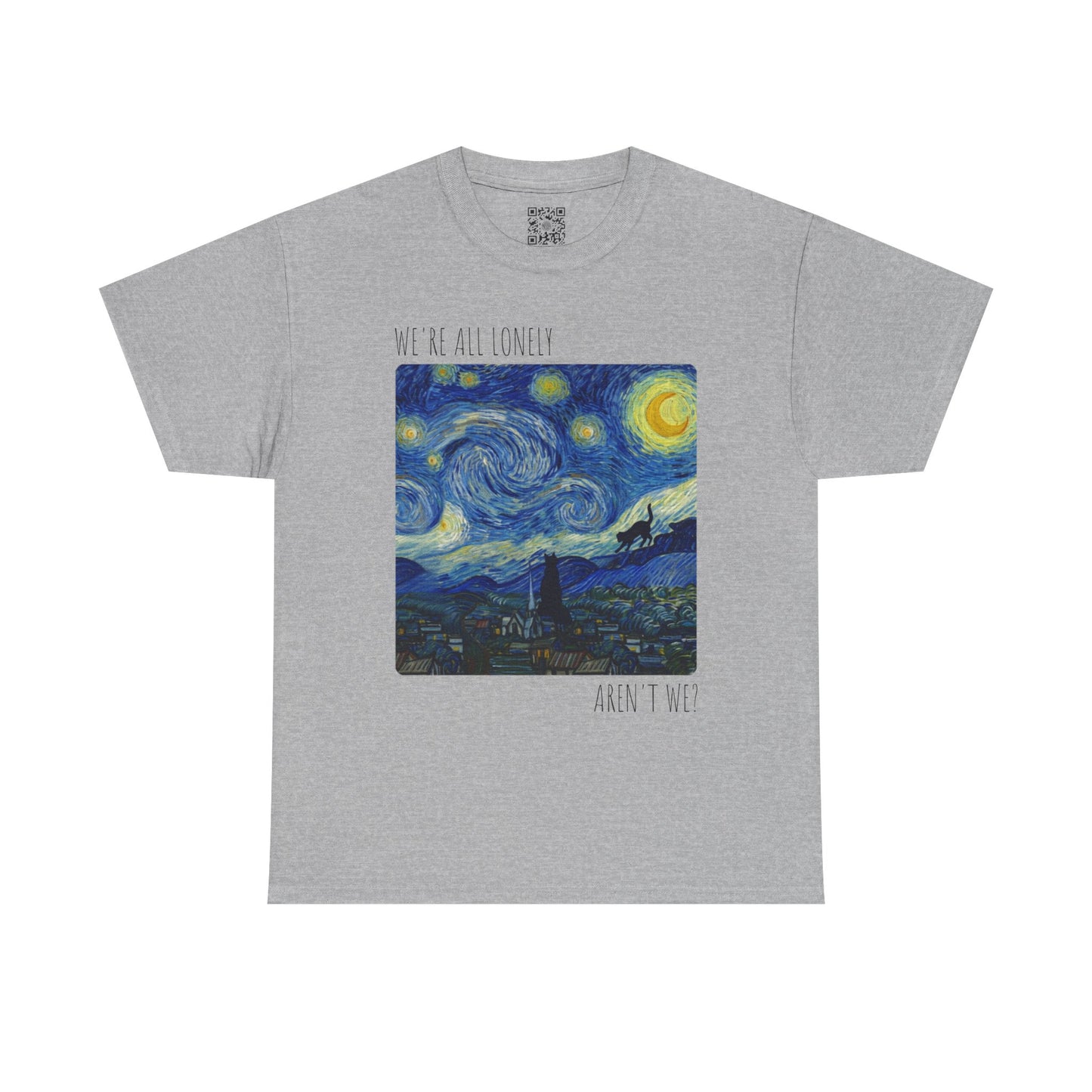 'We Are All Lonely' Vintage Van Gogh Style T-Shirt