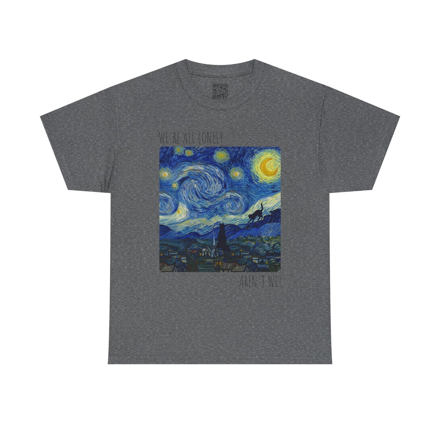 'We Are All Lonely' Vintage Van Gogh Style T-Shirt