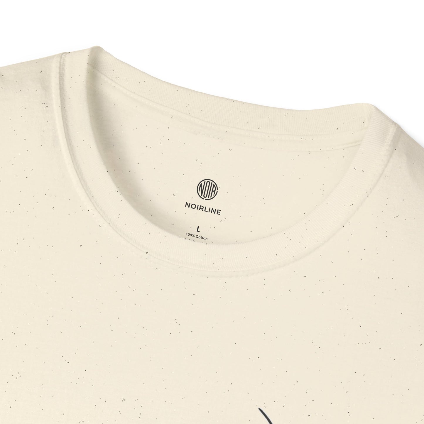 Abstract Line Art Vase T-Shirt — Minimalist Floral Face Graphic