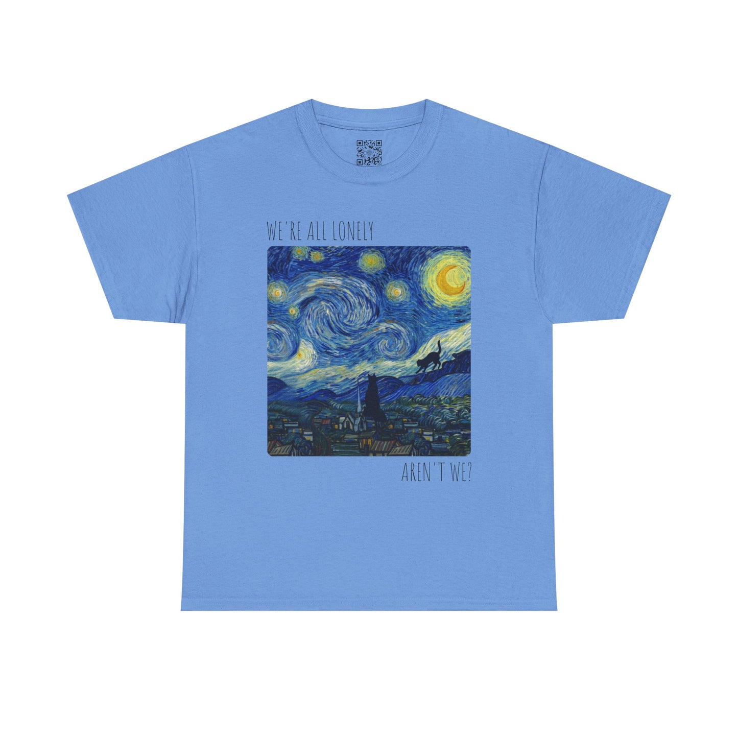 'We Are All Lonely' Vintage Van Gogh Style T-Shirt
