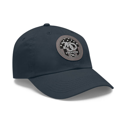 Freedom 250 Leather Patch Dad Hat