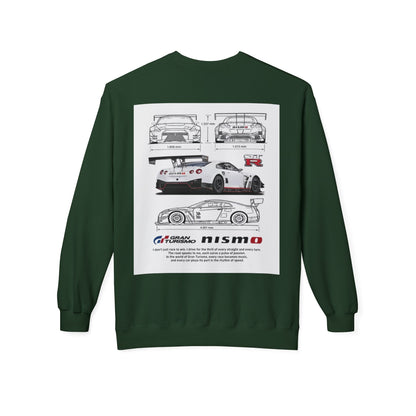 NISMO GT-R Illustration Crewneck Sweatshirt — "I don't chase trophies, I chase the feeling"