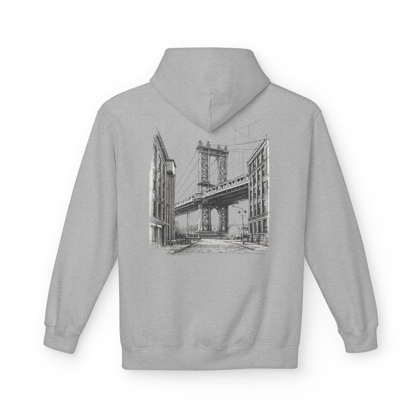 Brooklyn Bridge Sketch Hoodie