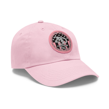 Freedom 250 Leather Patch Dad Hat