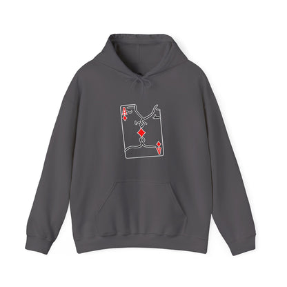 Ace of Diamonds Minimalist Hoodie