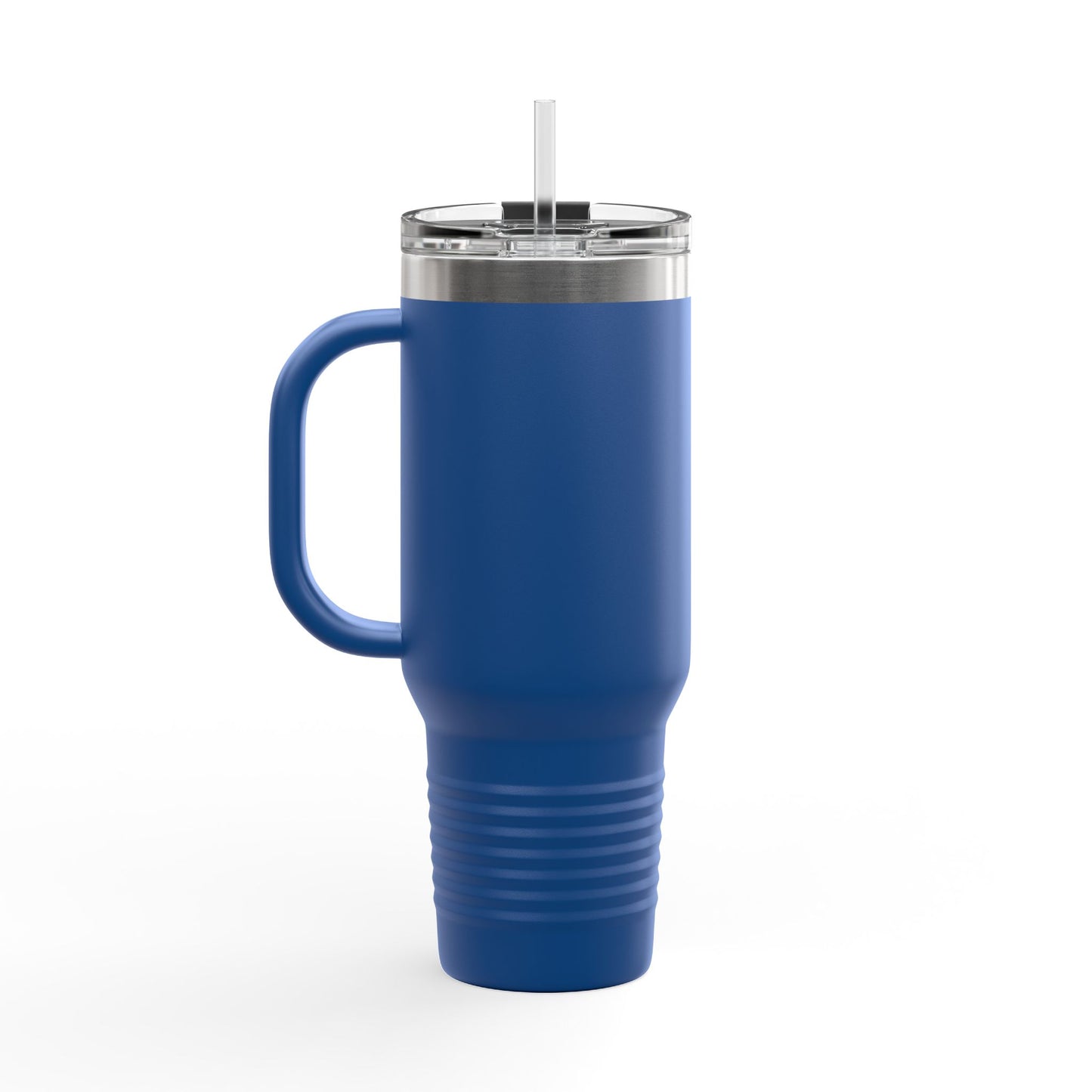 40oz Insulated Travel Mug – Double-Wall Stainless Tumbler with Straw & Handle