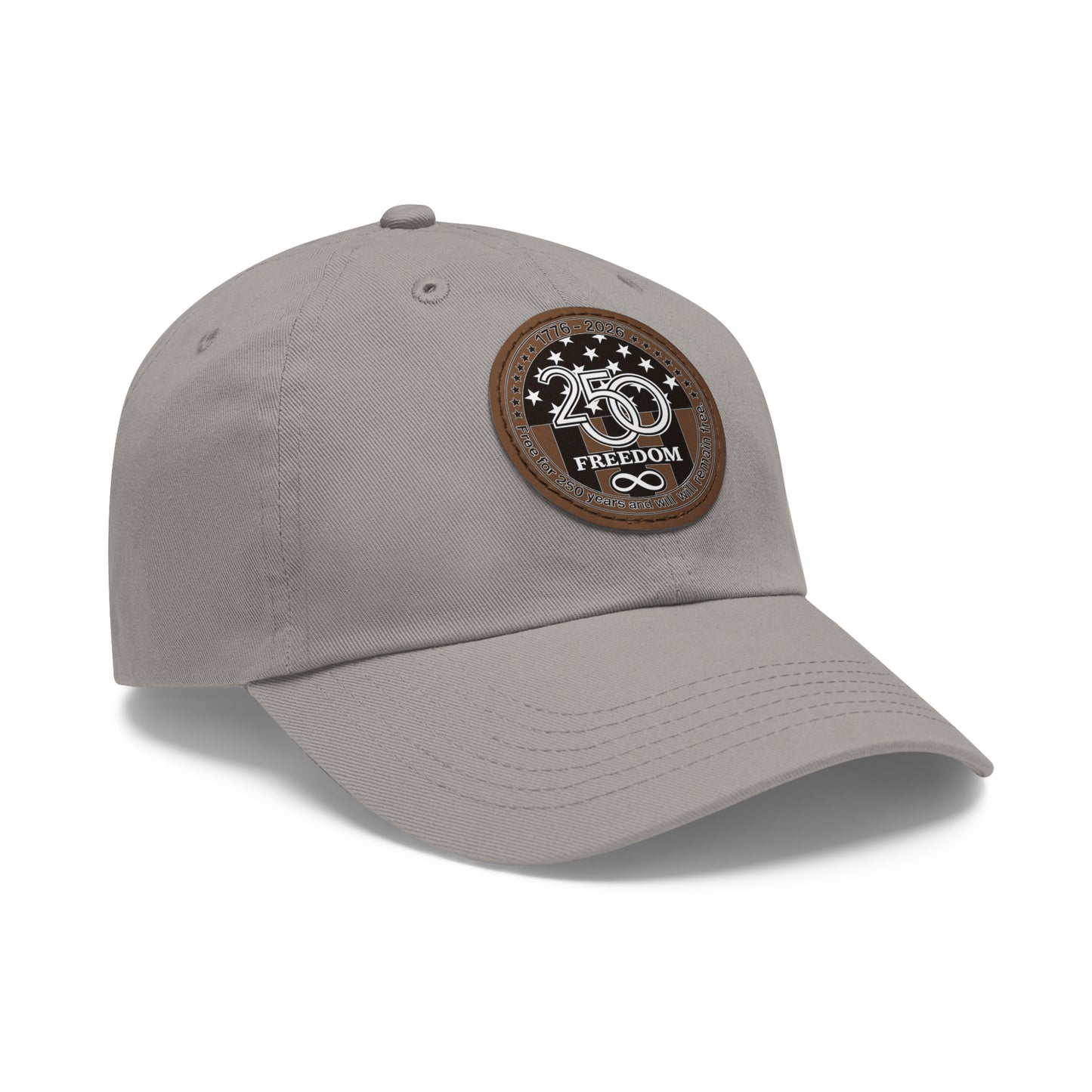 Freedom 250 Leather Patch Dad Hat