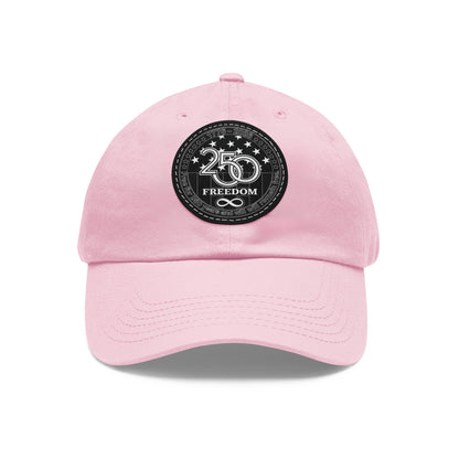 Freedom 250 Leather Patch Dad Hat