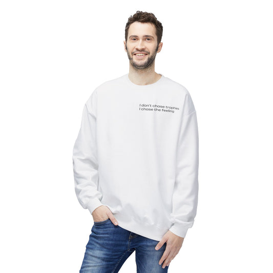 NISMO GT-R Illustration Crewneck Sweatshirt — "I don't chase trophies, I chase the feeling"