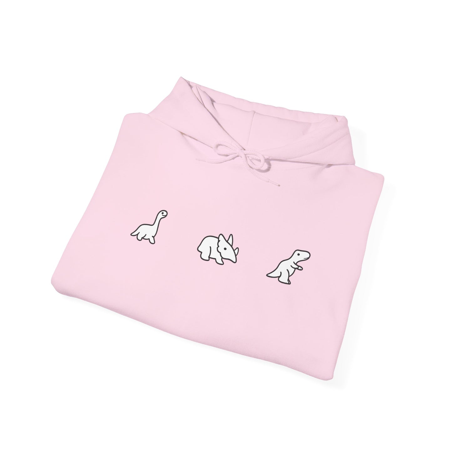 Minimal Dinosaur Trio Hoodie