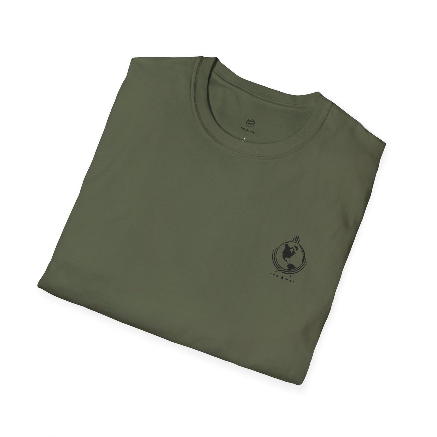 Helldriver Lucy Liberty T-Shirt — Retro Watersport Illustration ("Live Fast, Stay Salty")