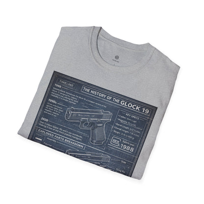 Glock 19 Blueprint T-Shirt