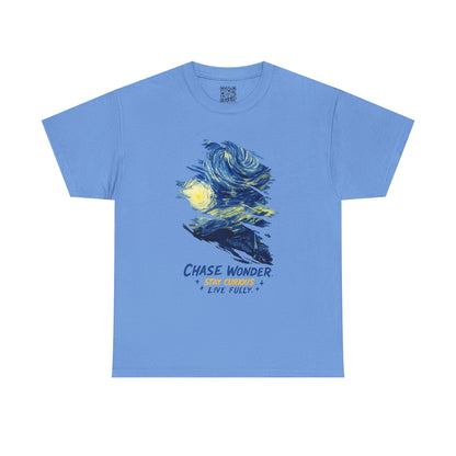 Chase Wonder 'Live Fully' Starry Night Graphic Tee