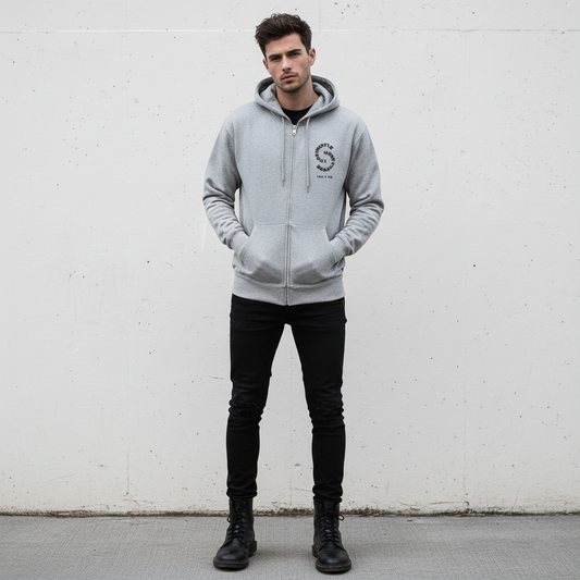 New Day Zip Hoodie - "It’s a New Day" Motivational Full-Zip Sweatshirt