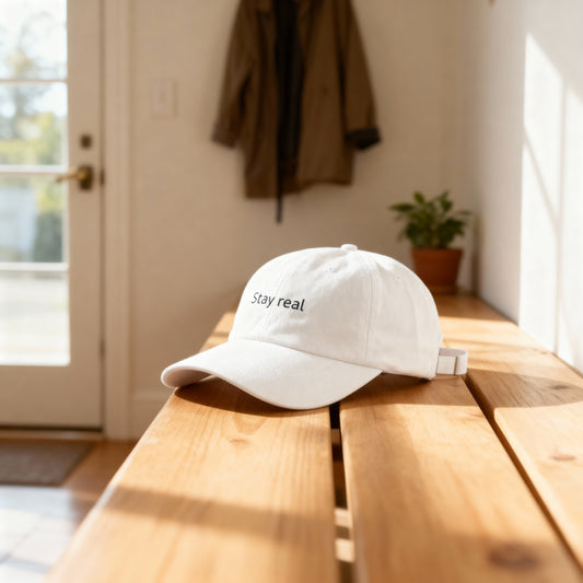 Stay real Classic Dad Cap