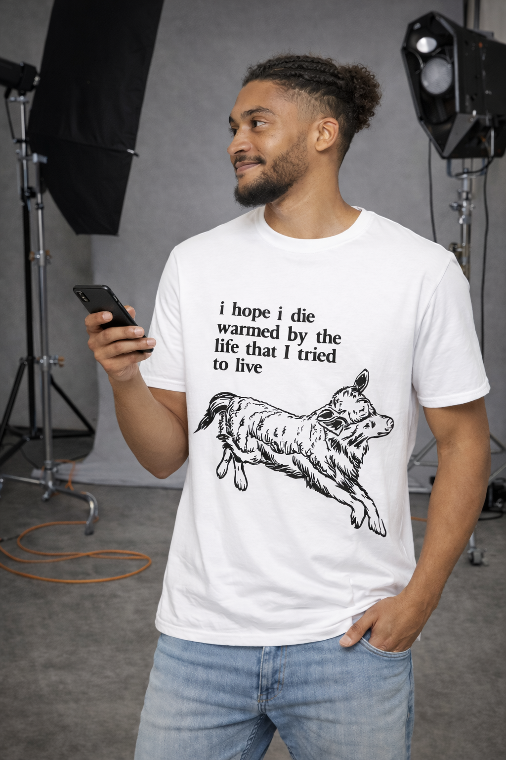 "I Hope I Die Warmed by the Life That I Tried to Live" T-Shirt