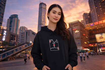 Ace of Diamonds Minimalist Hoodie