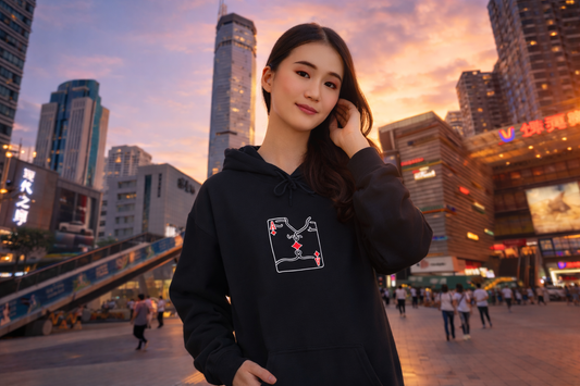 Ace of Diamonds Minimalist Hoodie