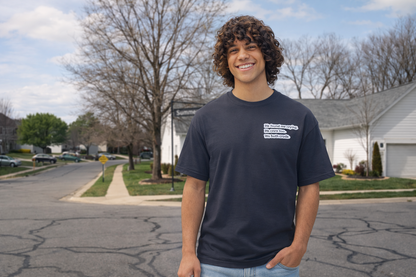 We both cried Minimalist White Boxy Tee