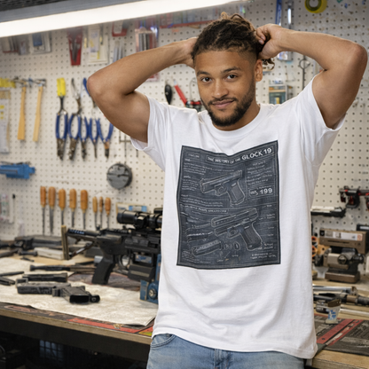 Glock 19 Blueprint T-Shirt