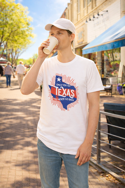 "Once You Go Texas You’ll Never Go Back"T-Shirt