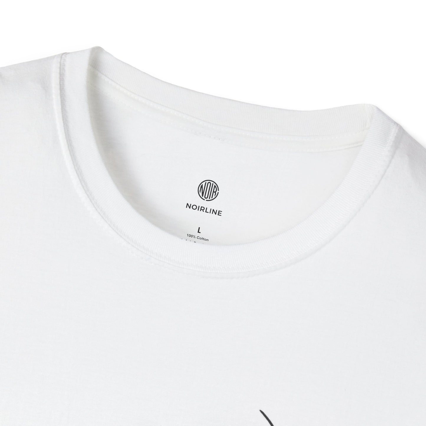 Abstract Line Art Vase T-Shirt — Minimalist Floral Face Graphic