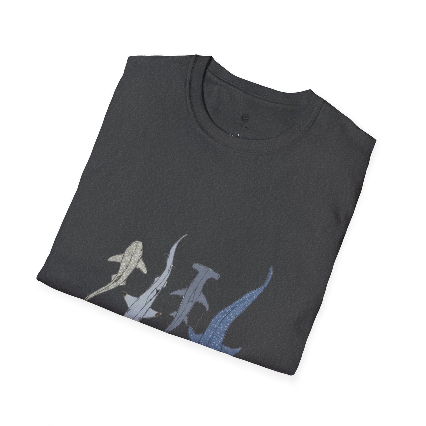 Shark Silhouette Tee - Coastal Ocean Wildlife Graphic T-Shirt