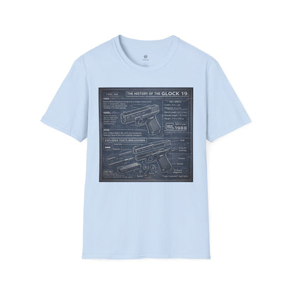 Glock 19 Blueprint T-Shirt