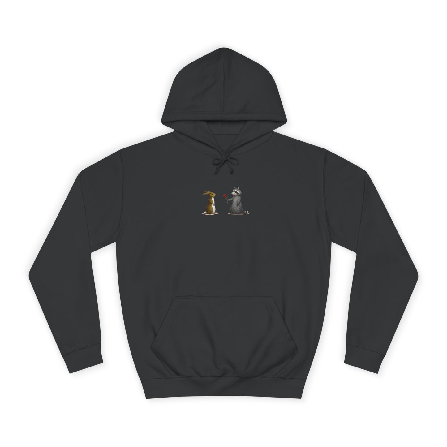 Cute Pet Silhouette Pullover Minimal Hoodie