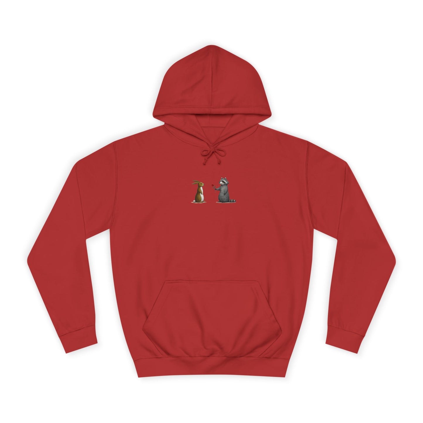 Cute Pet Silhouette Pullover Minimal Hoodie