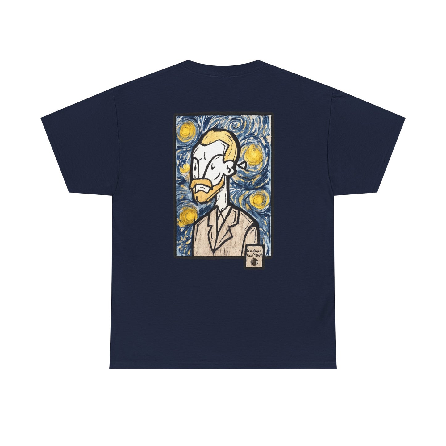 Van Gogh Starry Night Portrait T-Shirt