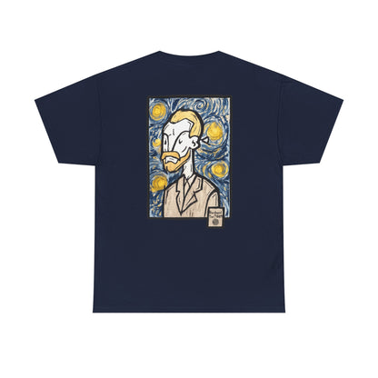 Van Gogh Starry Night Portrait T-Shirt