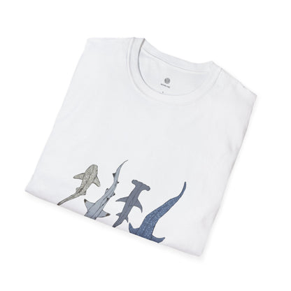 Shark Silhouette Tee - Coastal Ocean Wildlife Graphic T-Shirt