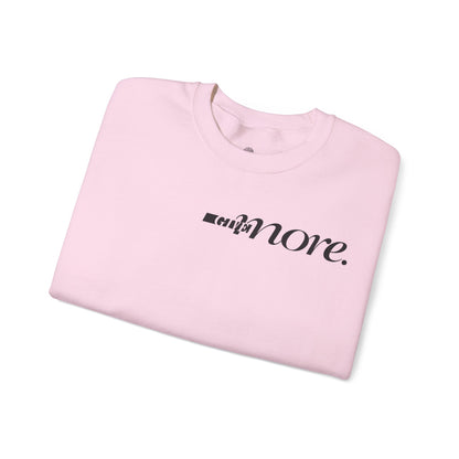 Minimal "Give More."  Crewneck Sweatshirt